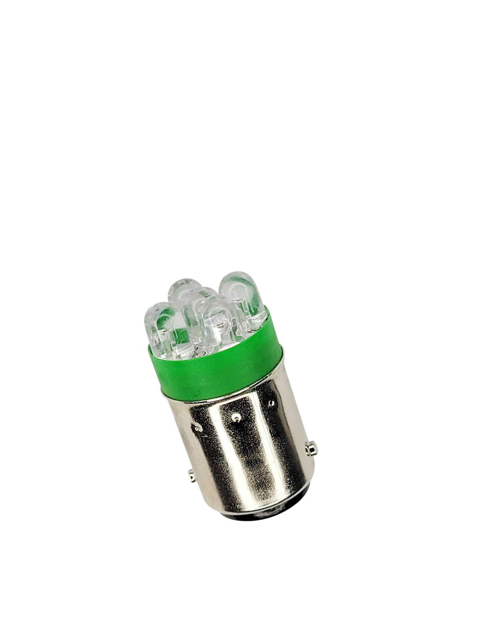 Green Double Contact Bayonet Base light bulb 5 cluster DCB1445WC