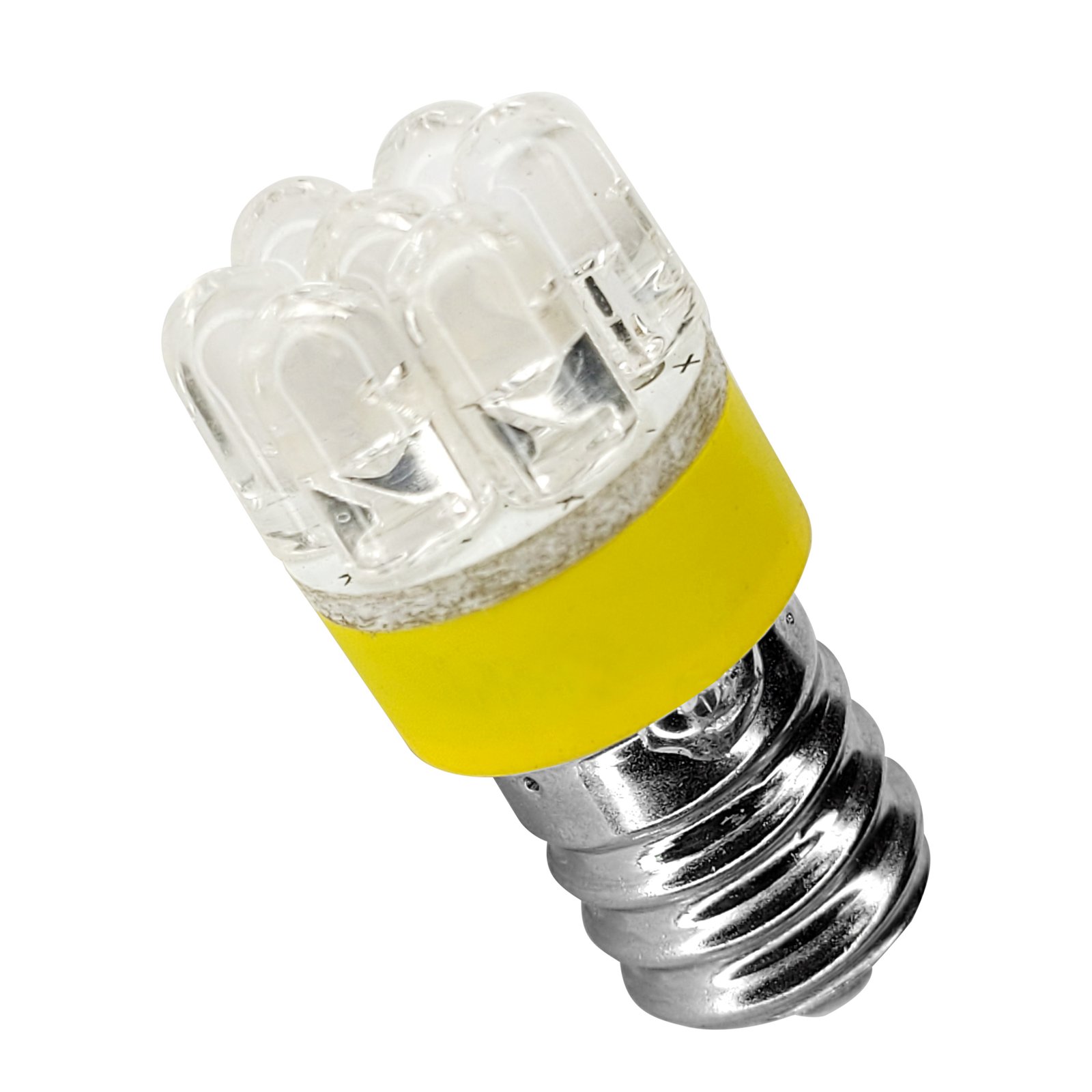 Yellow Candelabra Screw Base light bulb 7 cluster CSB1237WC